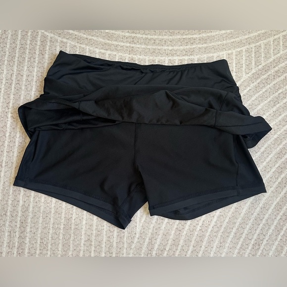 Peter Millar Skirt Skort Pleated Black Golf Tennis Athletic Women Stretch Small - Picture 6 of 6